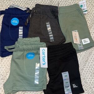 Carter's Kids Shorts in Navy, Charcoal, Olive, Sage, and Black
